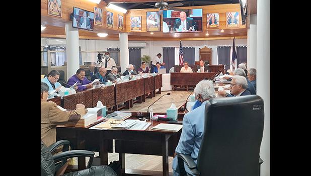Senate Chamber during deliberations