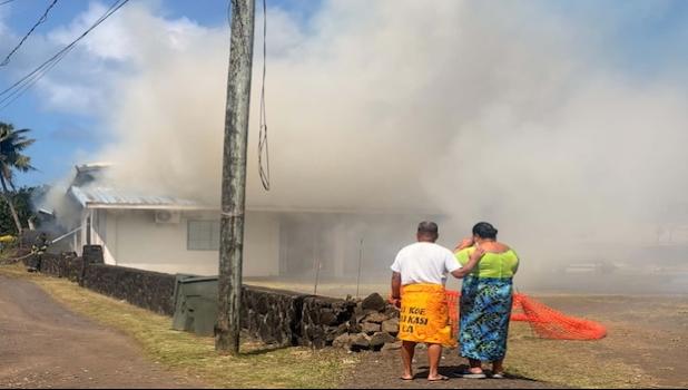 Pago Pago fire