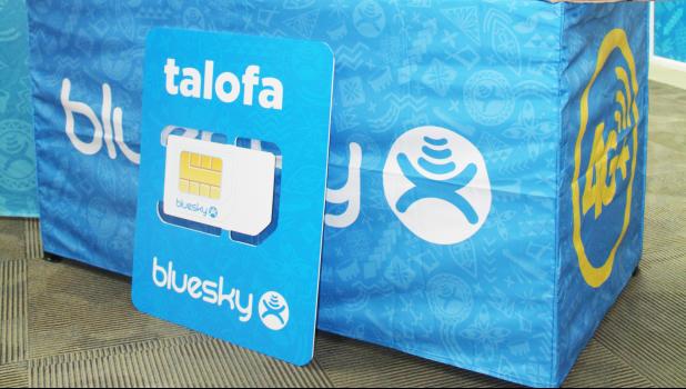Bluesky giant SIM card facsimile