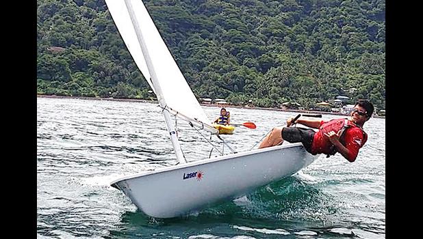 American Samoa Junior Sailor Carneal Lili’o from Fagasa