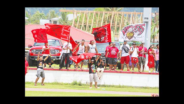 The Vikes’ crowd was silenced in the first half of ASHSAA’s Varsity Championship Game last Saturday by the Warriors – but came to life when the Vikings were on the verge of claiming a 3-Peat Championship title for the third time in ASHSAA record books.  [photo: TG]