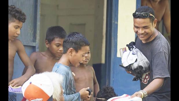 Children with smiles on their faces