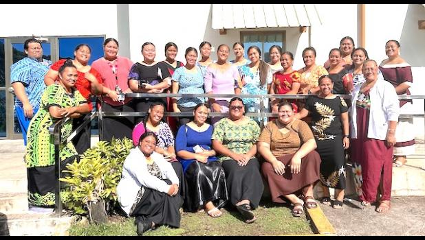 The graduating class of the latest ASCC CNA program