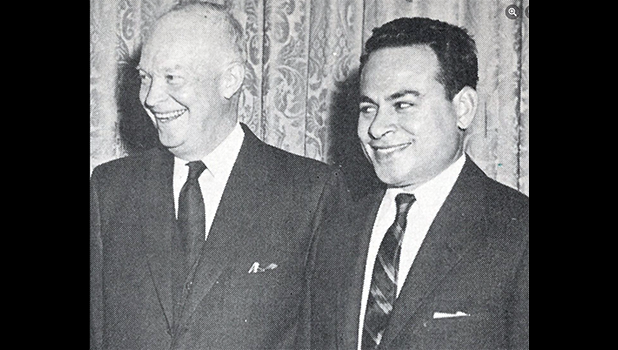 Dwight D. Eisenhower and Peter Tali Coleman