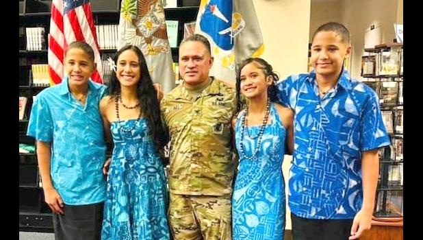 COL Le’iato and his wife Rima have four children
