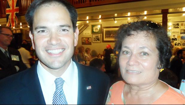 Marco Rubio and Aumua Amata