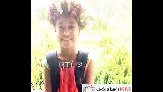 Puna Raela a nine-year-old girl from the Cook Islands 