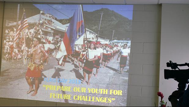 Flag Day Committee’s slide presentation opening shot