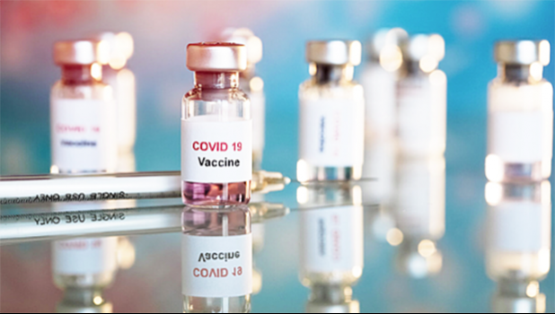 Covid-19 vaccine bottles