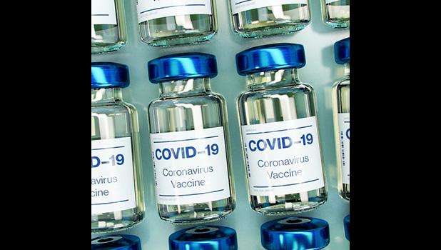 Covid-19 vaccine bottles