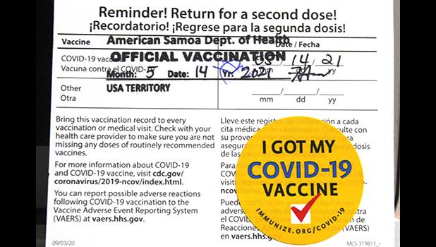 Covid-19 vaccine card
