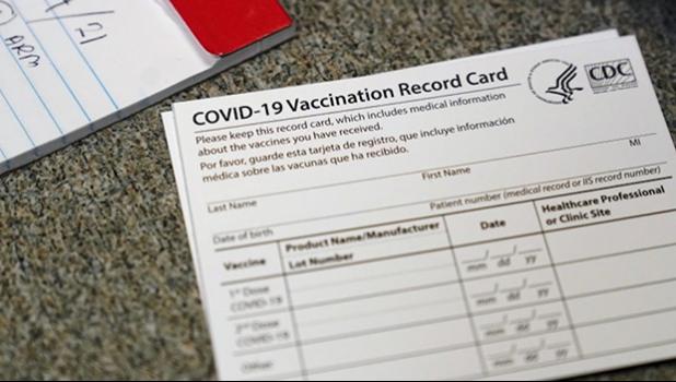 COVID-19 vaccine card