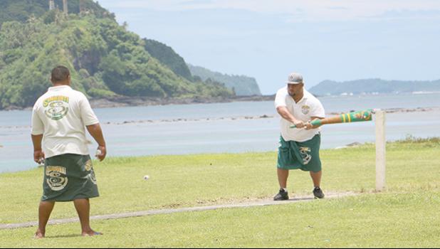 Va’aiga i le ta mata’utia lea mo le ‘au a le Sinapati i le latou fetauiga ma le ‘au a le I’a Vai mai Malaeloa i le aso Toonai na te’a nei. [ata: THA]