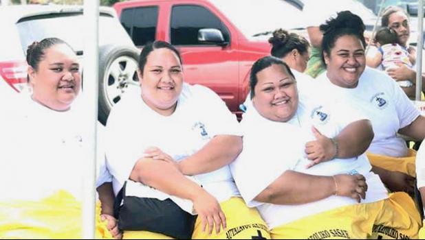 Some players from the East Side Zone of the Diocese of Samoa Pago Pago