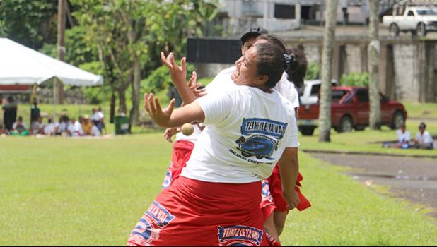Matua’i le tutu lelei tama’ita’i o le Teine o le I’a Vai mai Malaeloa i le latou ta’aloga ma Teine o le Asaga mai Aunu’u. O se ta’aloga sa matua’i iloga le tutusa lelei o le o o ‘ai ma pe ina ua i’u lava ina totoe ‘ai e ono a Aunuu, ae tata loa le masaga a Malaeloa. O se ta’aloga mataina i le au maimoa i lea aso. Manumalo Malaeloa 65 ‘ai 18 pe ia Aunu’u 64 ‘ai 19 pe.  [Ata:THA]
