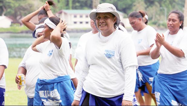 Malo le ta’aalo fa’atausala Teine o le Asaga. O se ta’aloga mataina i le au maimoa i lea aso. Manumalo Malaeloa 65 ‘ai 18 pe ia Aunu’u 64 ‘ai 19 pe.  [Ata:THA]