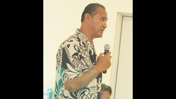 Marine and Wildlife Resources director, Taotasi Archie Soliai 