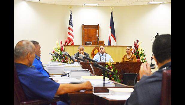 ASDOE director, Talauega Dr. Samasoni Asaeli, along with School Lunch manager Christina Fualaau, and Governor’s Officer Representative for Manu’a, Sualevai Nofoaiga Sualevai