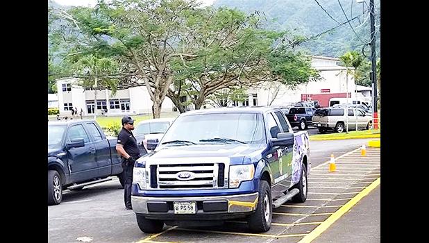 police unit at ASCC when police apprehended a prison escapee on campus late last month