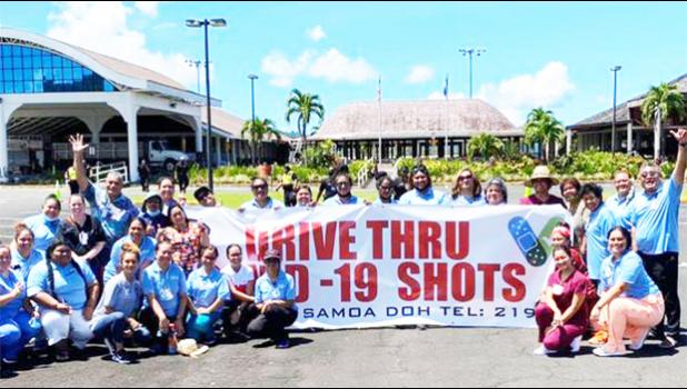 Group promotes covid-19 vax this past March
