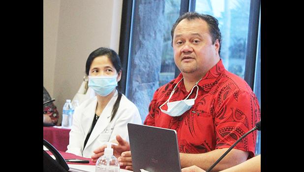 Dr. Maria Guyapa (left)  Dr. Aifili J. Tufa 