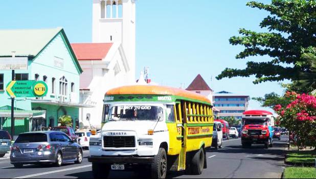  Downtown Apia, Samoa [Photo: RNZI/Sally Round] 