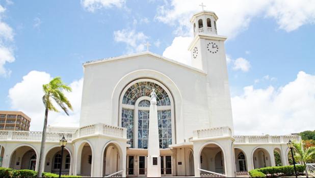 Dulce Nombre de Maria Cathedral Basilica in Guam [Photo: Copyright: ziggymars / 123RF Stock Photo via RNZI]