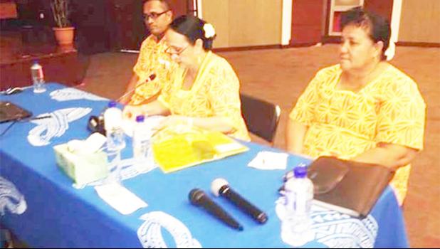  Papali'i Carol Paul-Ah Chong (middle) [Photo: RNZI Monica Miller] 