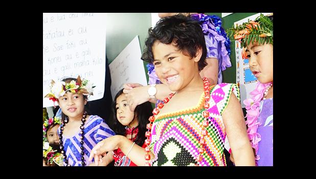  Language weeks are one way for Tuvalu people to keep their culture and language alive for the next generation. [Photo: RNZ/Indira Stewart ]