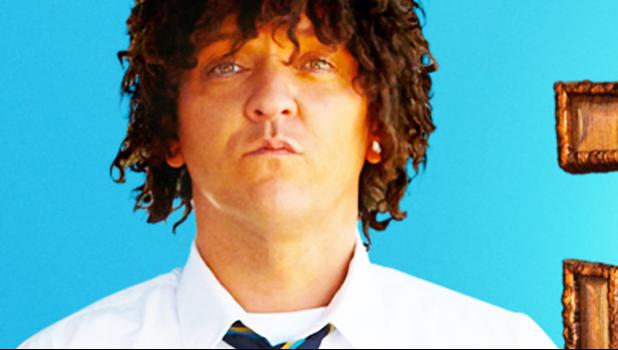 Comedian Chris Lilley as his character in Jonah from Tonga. [RNZI]