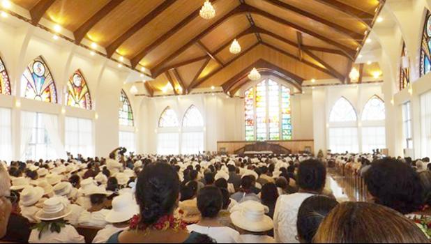 Malua Jubilee church congretation