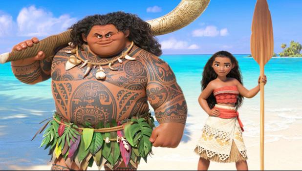  Maui and Moana: The Disney production missed out on the best animated film award. [Photo: Supplied via RNZI] 