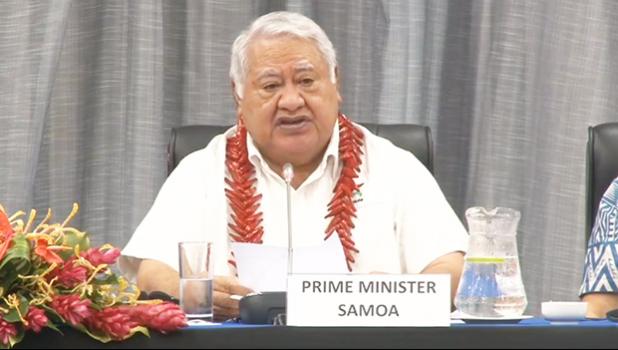 Samoa PM, Tuilaepa Sailele Malielegaoi [photo: UN} Samoa PM, Tuilaepa Sailele Malielegaoi