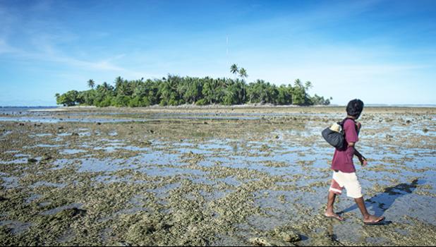 Ejit island in the Marshall Islands