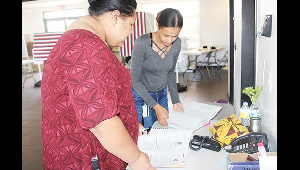 POLL WATCHER AT ELECTION OFFICE TRAINING
