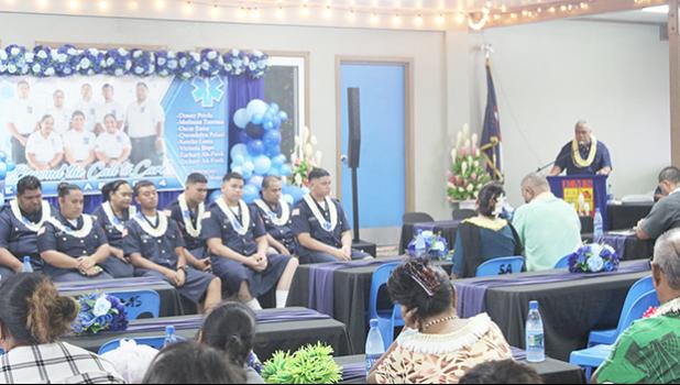 EMT graduates at their ceremony this past Saturday