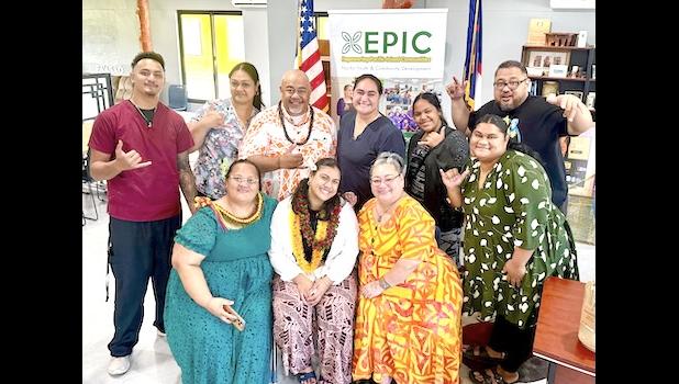 A group photo of EPIC leadership, staff