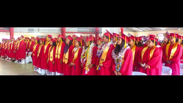 Fagaitua High School class of 2018 [photo: Leua Aiono Frost]