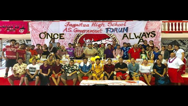 Fagaitua HS students at candidates' forum
