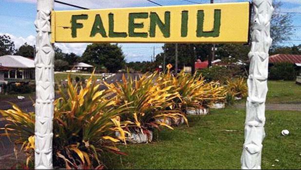 Faleniu Village sign