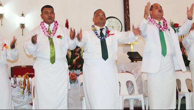 Fathers at Ave o le Fetu Ao Methodist Church 