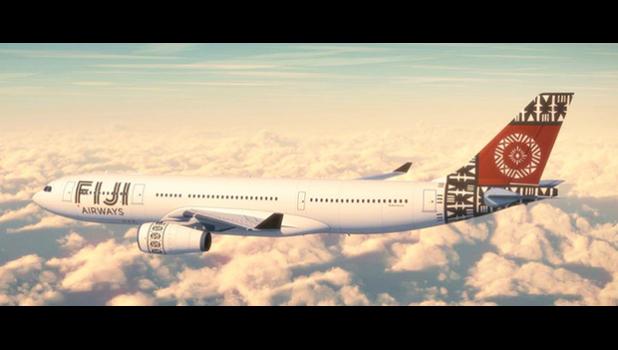 Fiji Airways' US Foreign Air Carrier Permit authorizes it to fly from Nadi via Apia to Honolulu but not to the mainland US. The airline serves Los Angeles Int'l and San Francisco, CA, but exclusively from Nadi. Fiji Airways logo