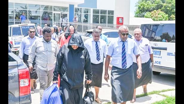 The 13 people charged in relation to the Fiji meth bust have been released on bail. Photo: FBC Fiji meth suspects