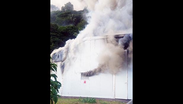 Fire at new micro grid power plant in Ofu, Manu’a