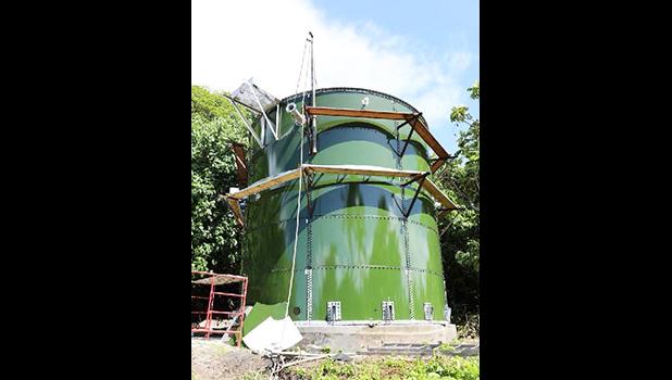 Fitiuta water tank