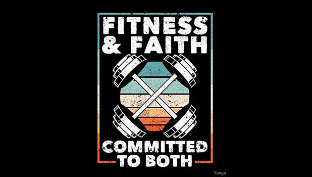 FITNESS AND FAITH POSTER