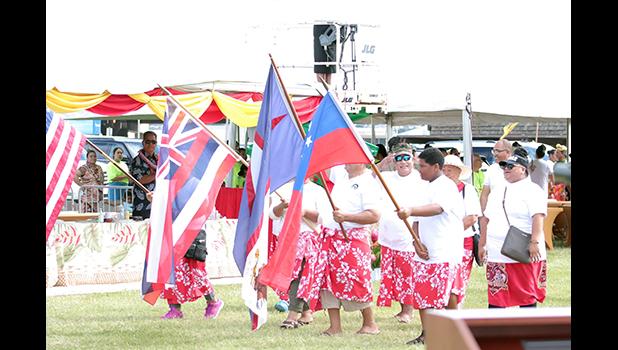 FLAGS OPENING PARADE