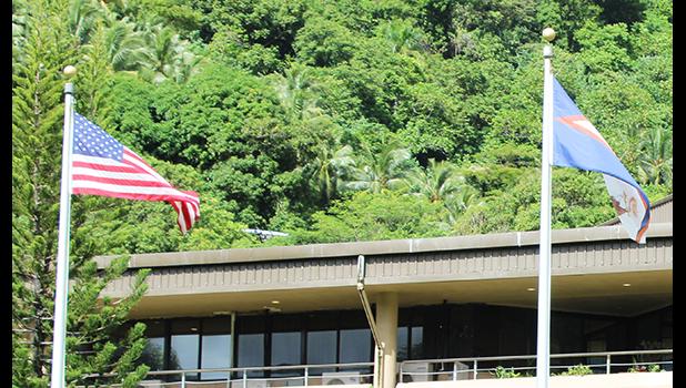 For American Samoa, a prayer with a religious song will probably continue to be a part of the daily morning routine, along with flag raising and the Pledge. AMERICAN FLAG AND AM SAMOA FLAG