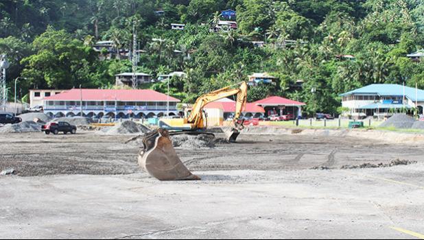 Building site for the new Fono building
