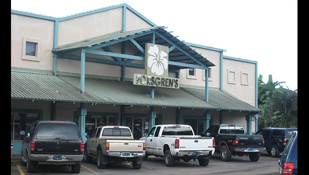 Forsgren's store in the Laufou Shopping Center